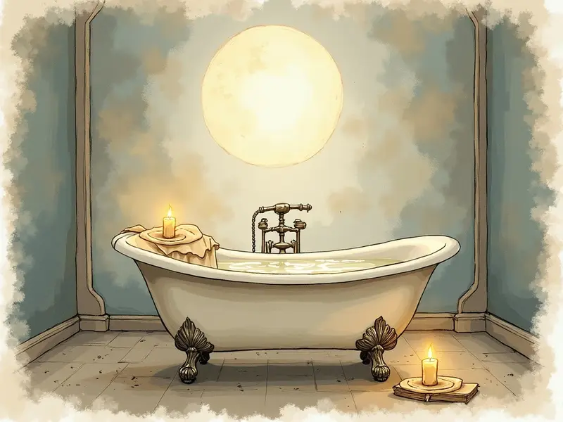 Illustration des Traums: Badewanne