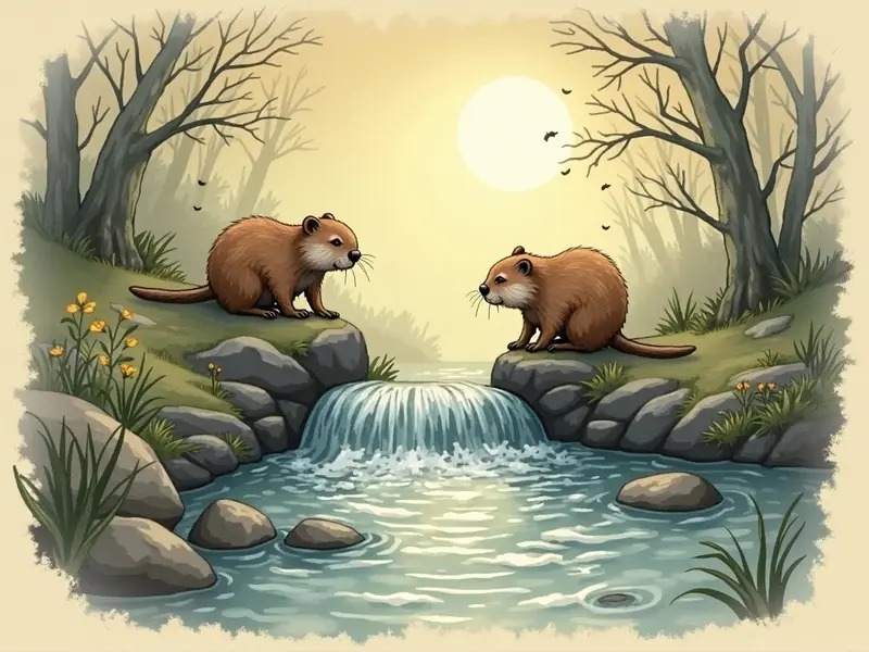 Illustration des Traums: Biber