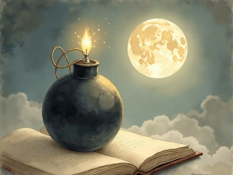 Illustration des Traums: Bombe