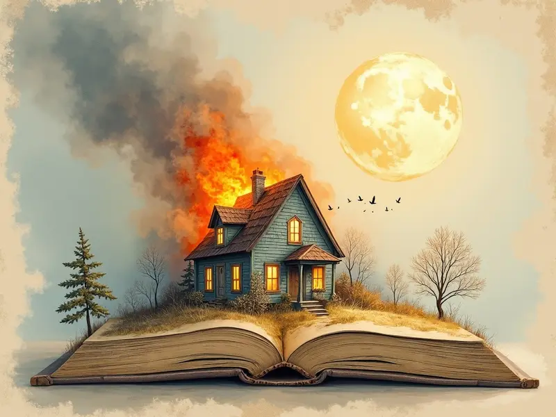 Illustration des Traums: Brand