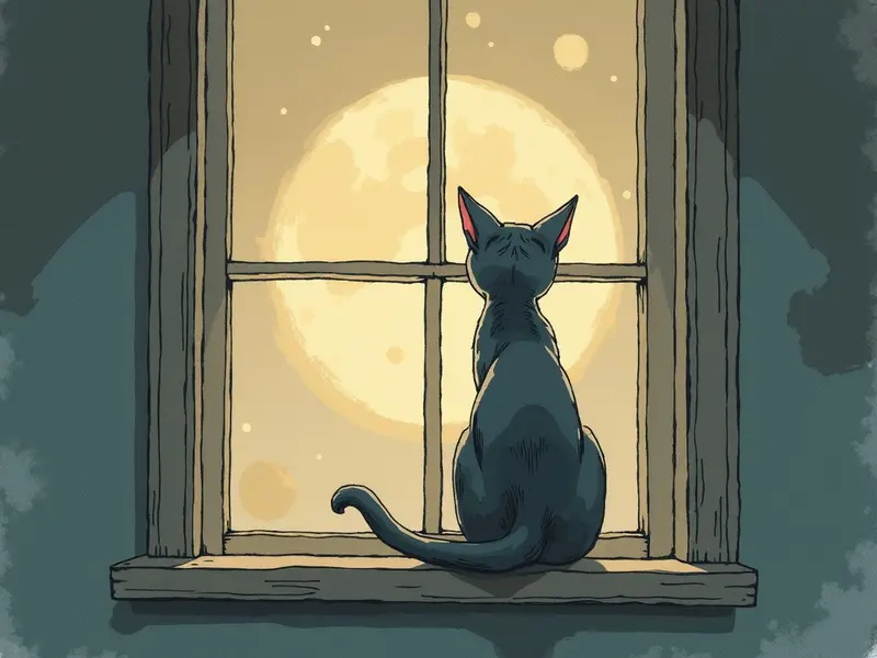 Illustration des Traums: die Katze