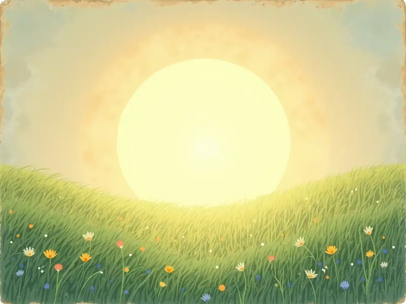 Illustration des Traums: die Sonne