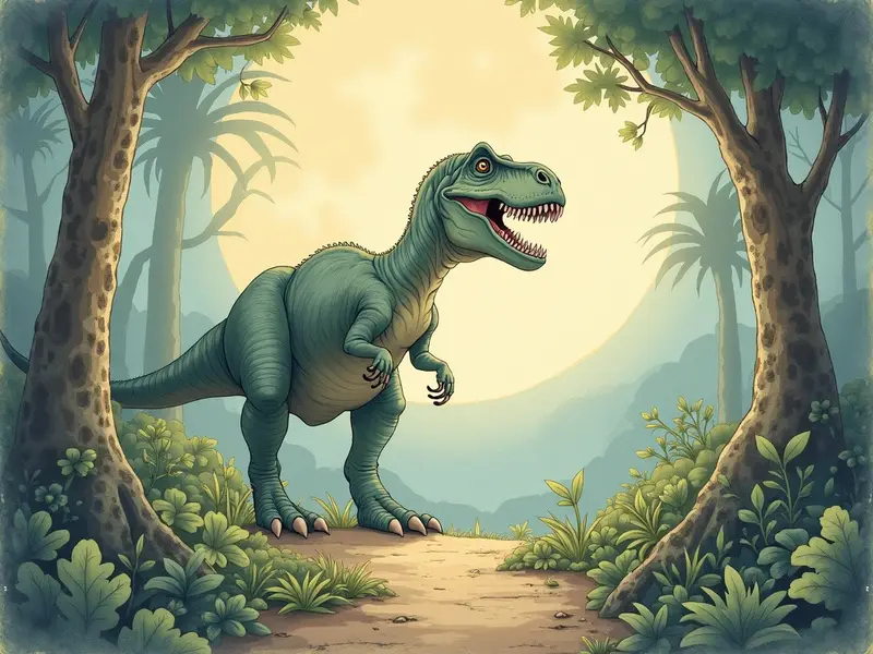 Illustration des Traums: Dinosaurier