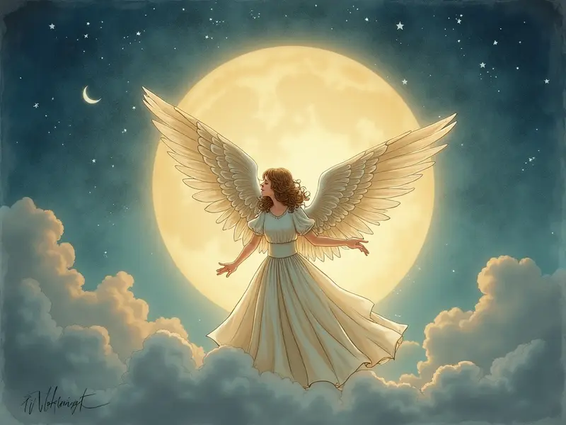Illustration des Traums: Engel