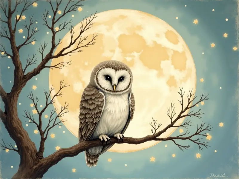 Illustration des Traums: Eule