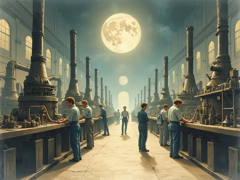 Illustration des Traums: Fabrik