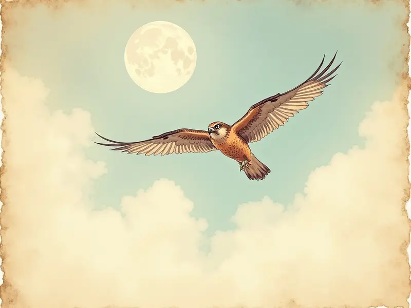 Illustration des Traums: Falke