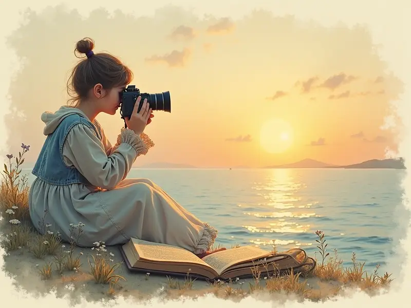 Illustration des Traums: Fotos machen