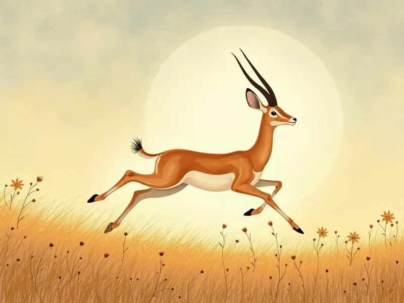 Illustration des Traums: Gazelle