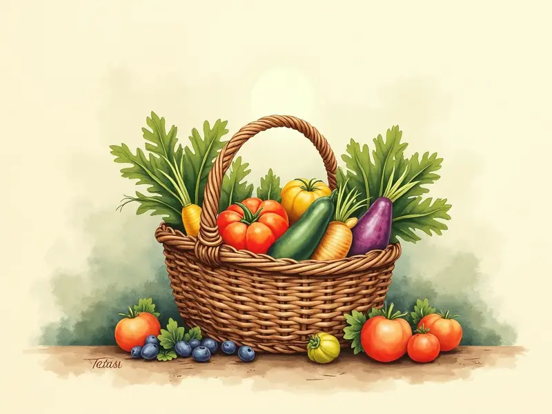 Illustration des Traums: Gemüse