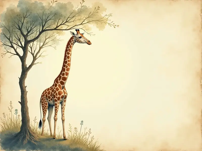 Illustration des Traums: Giraffe