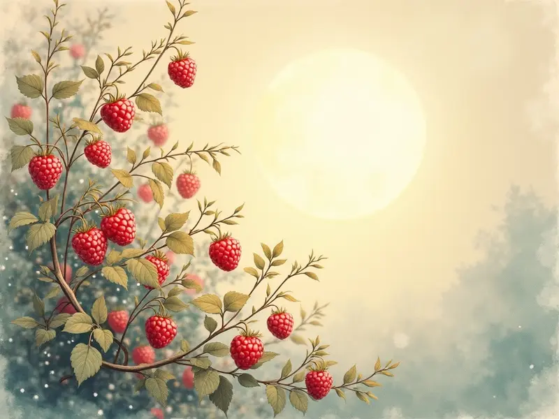 Illustration des Traums: Himbeere