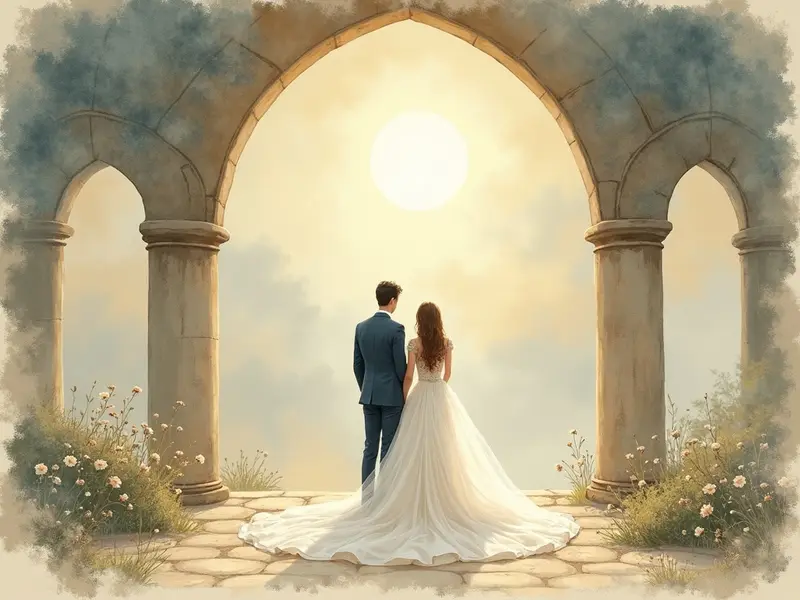 Illustration des Traums: Hochzeit