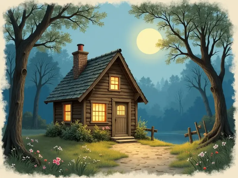 Illustration des Traums: Hütte