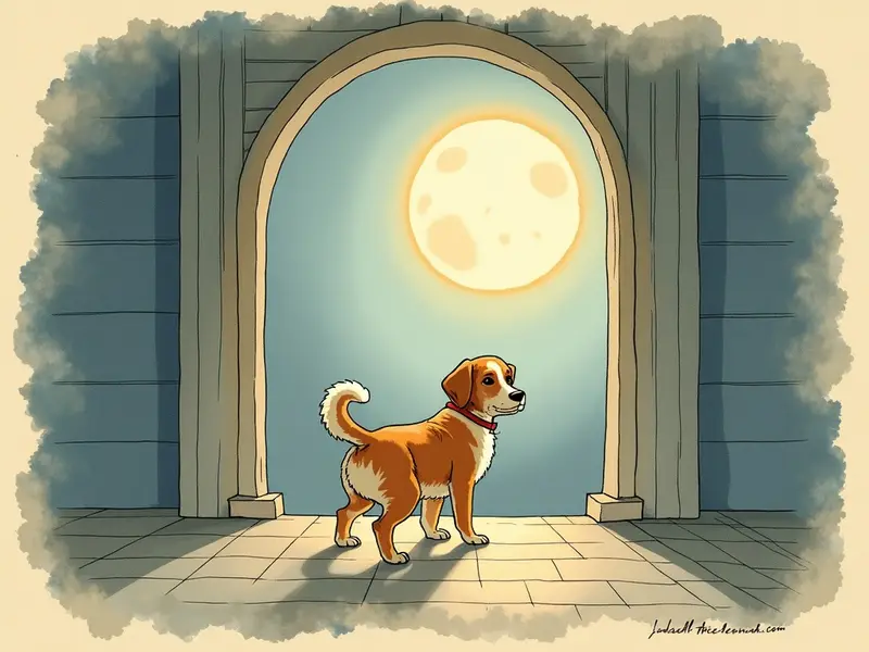 Illustration des Traums: Hund