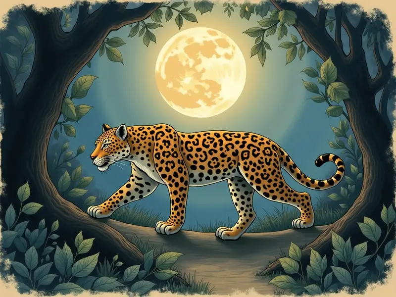 Illustration des Traums: Jaguar