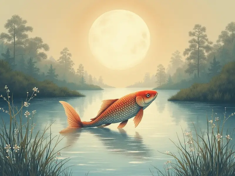 Illustration des Traums: Karpfen