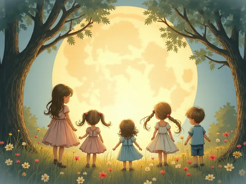 Illustration des Traums: Kinder