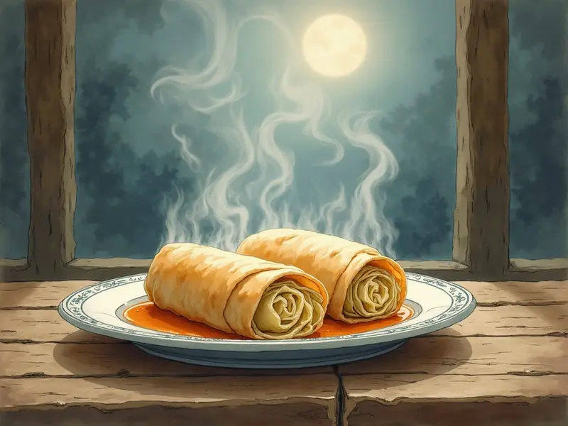 Illustration des Traums: Kohlrouladen