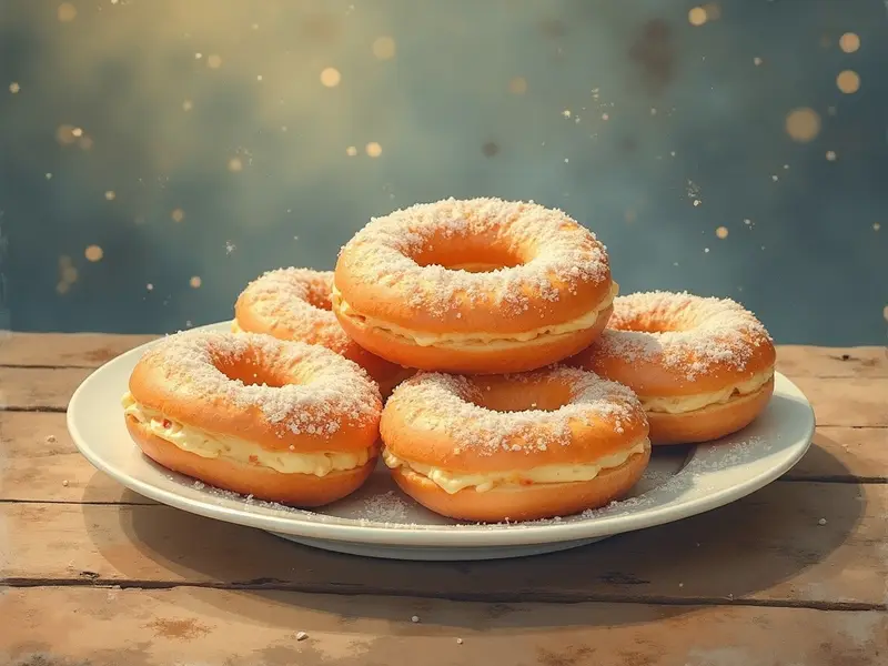 Illustration des Traums: Krapfen