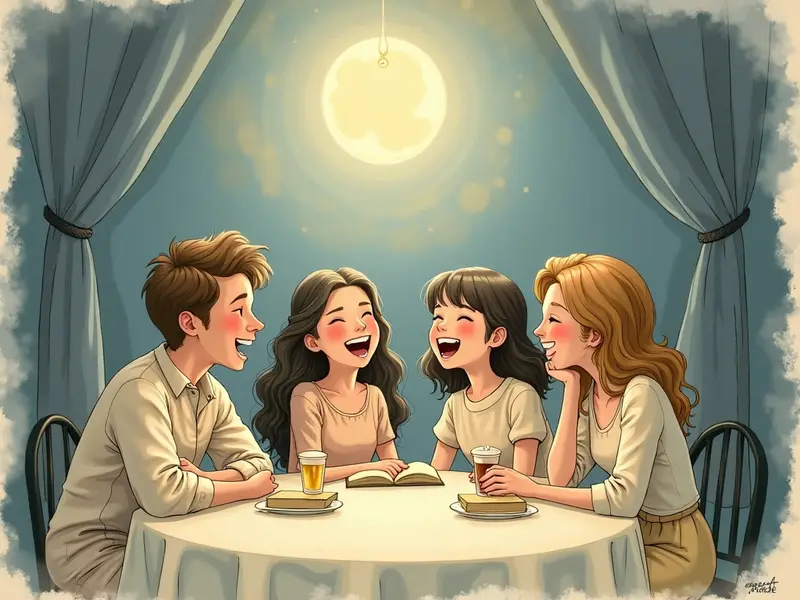 Illustration des Traums: Lachen