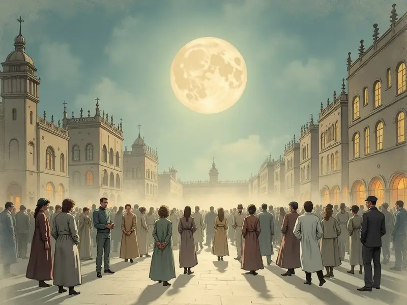 Illustration des Traums: Menschenmenge