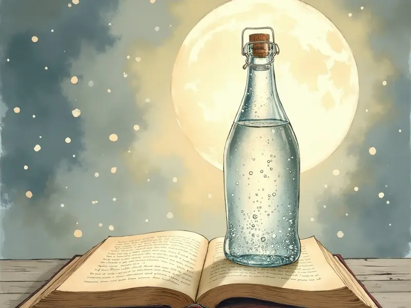 Illustration des Traums: Mineralwasser