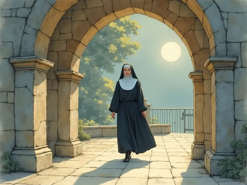 Illustration des Traums: Nonne