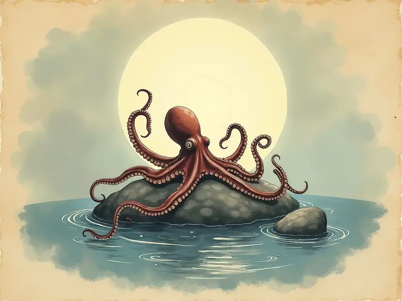 Illustration des Traums: Oktopus