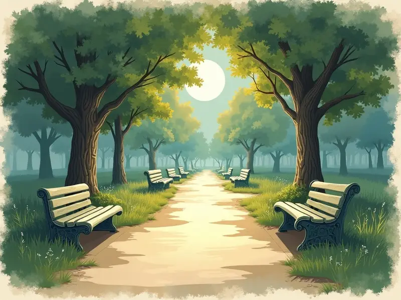Illustration des Traums: Park