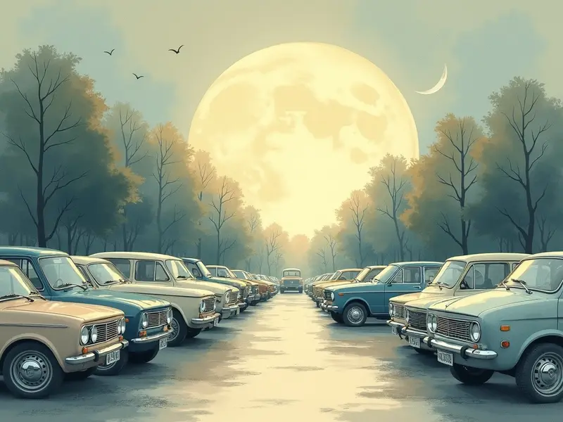 Illustration des Traums: Parkplatz