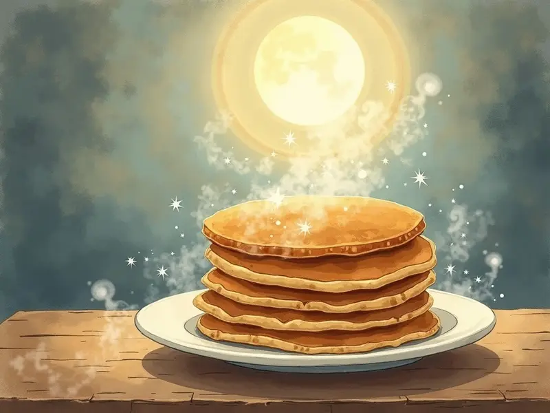 Illustration des Traums: Pfannkuchen