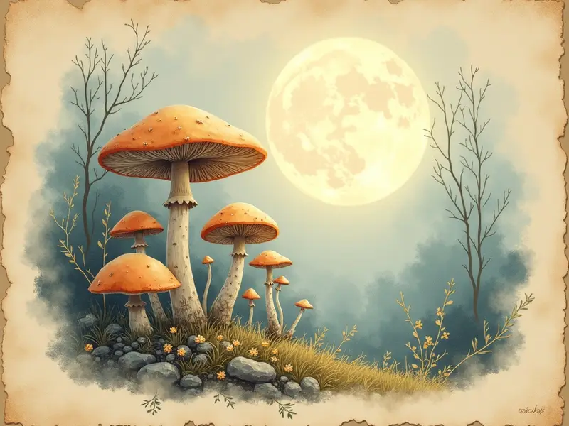 Illustration des Traums: Pilze