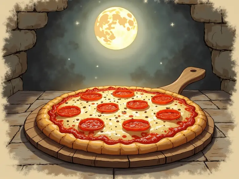 Illustration des Traums: Pizza
