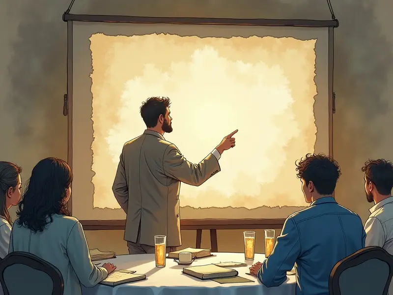 Illustration des Traums: Präsentation