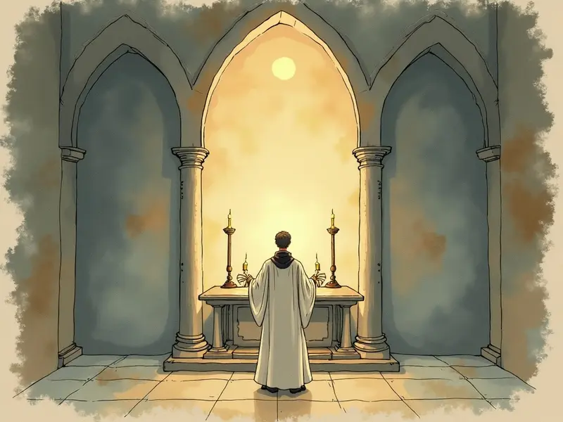 Illustration des Traums: Priester