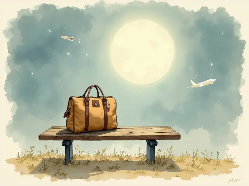Illustration des Traums: Reisetasche