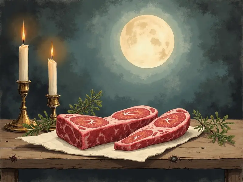 Illustration des Traums: Rindfleisch