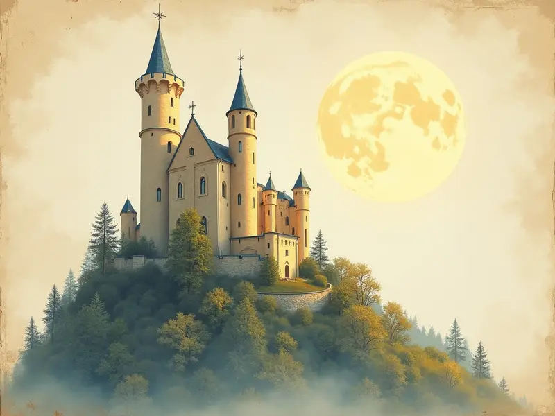 Illustration des Traums: Schloss