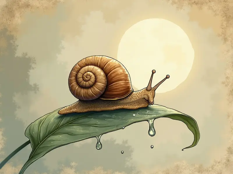 Illustration des Traums: Schnecke