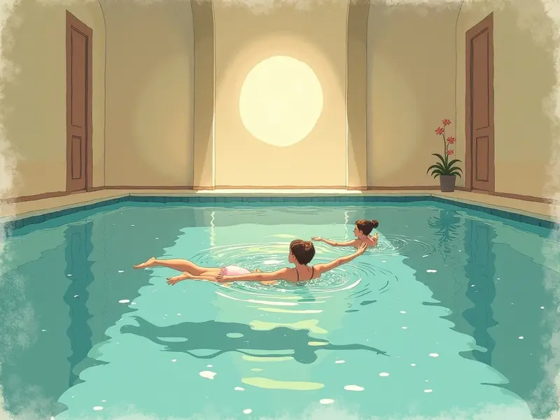 Illustration des Traums: Schwimmbad