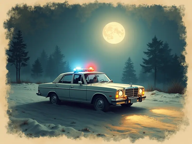 Illustration des Traums: Streifenwagen