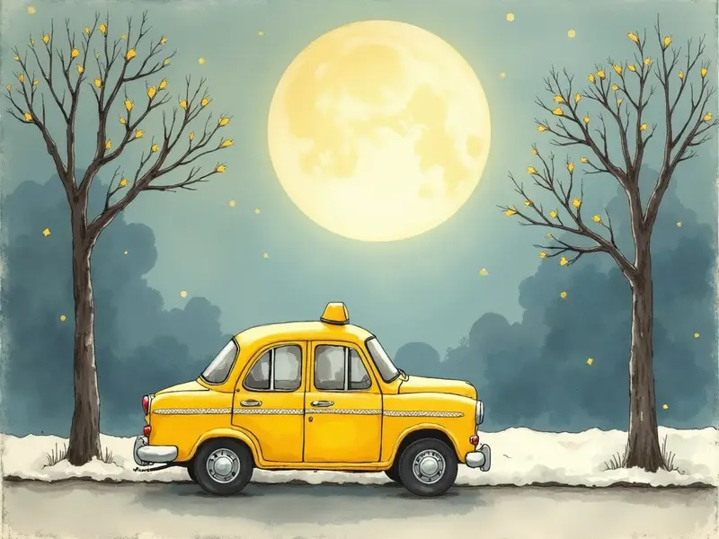 Illustration des Traums: Taxi