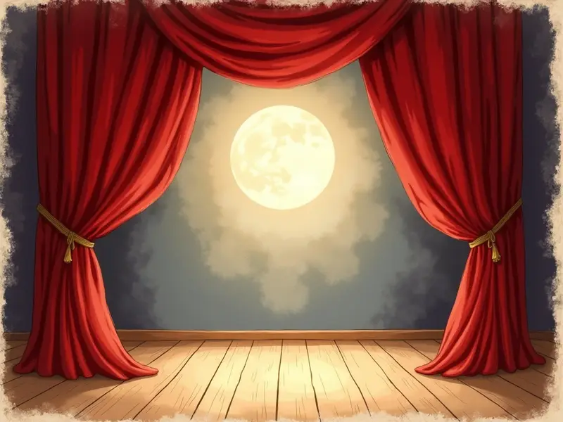 Illustration des Traums: Theater