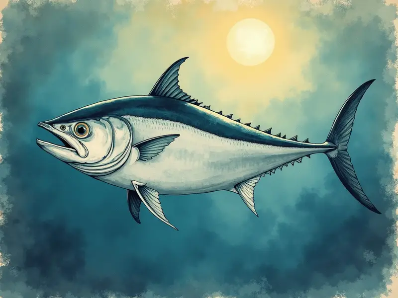 Illustration des Traums: Thunfisch