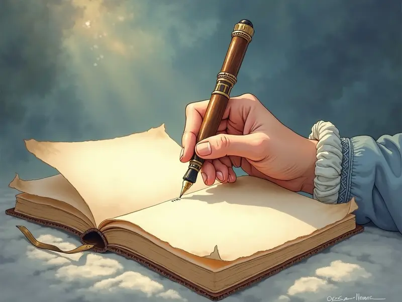 Illustration des Traums: Unterschrift