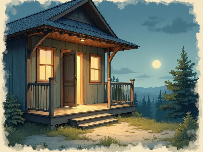 Illustration des Traums: Veranda