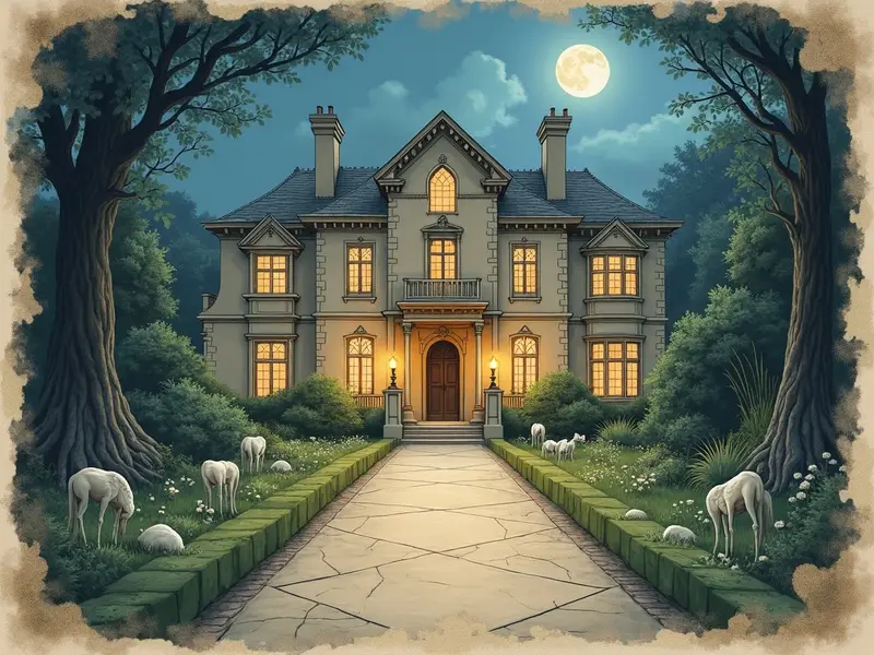 Illustration des Traums: Villa