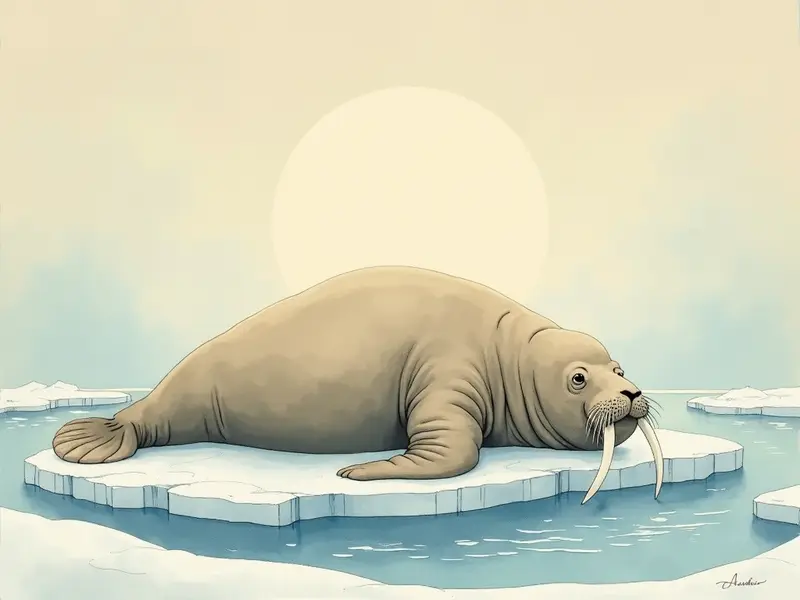 Illustration des Traums: Walross