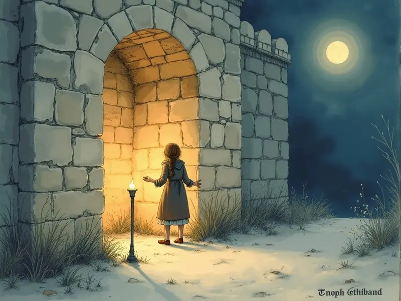 Illustration des Traums: Wand